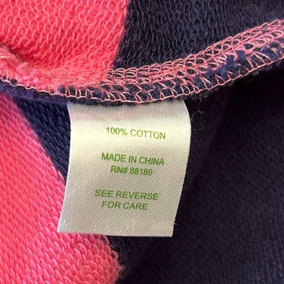 LILLY PULITZER Striped Open Jersey Knit Cardigan / Swim Coverup - Picture 8 of 8